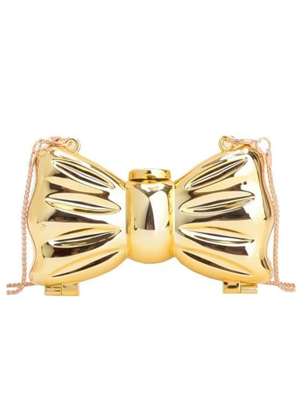 Bow Clutch Purse Mini Crossbody Bag Detachable Chain Evening Handbag
